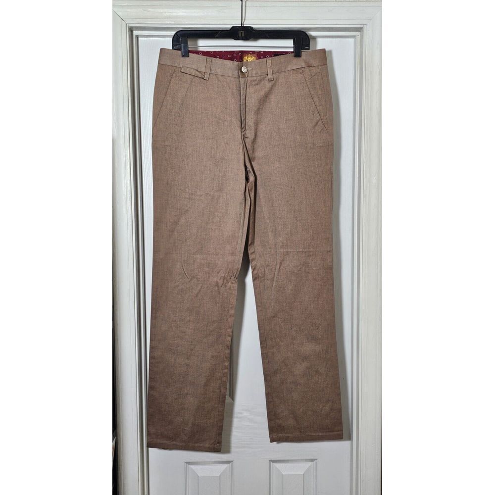 One In A Million Dress Pants Men's Size 34x31 Brown